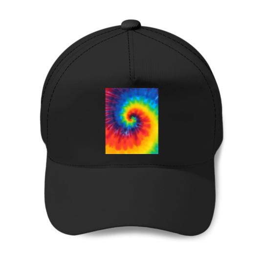 Discover Tie-Dye-Swirl-Rainbow T-Shirt Baseball Caps
