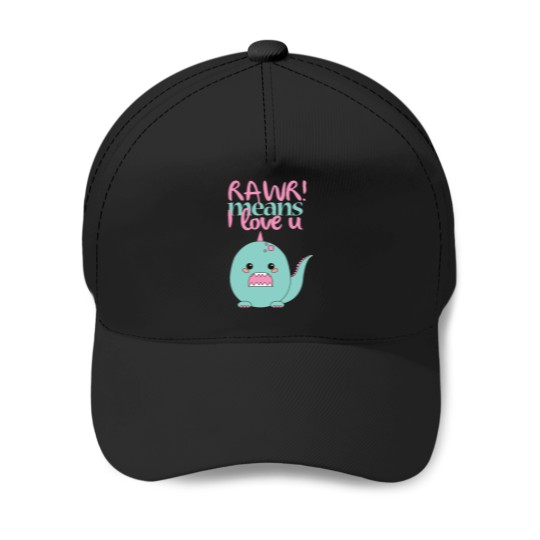 Discover RAWR! means I loves you Oversized Baseball Caps