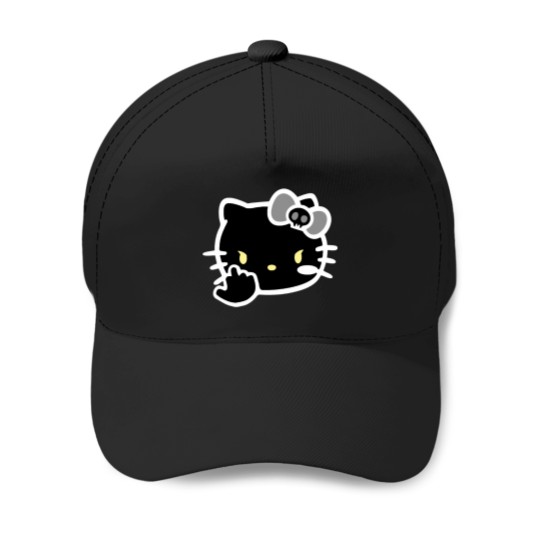 Discover kitty funny Baseball Caps