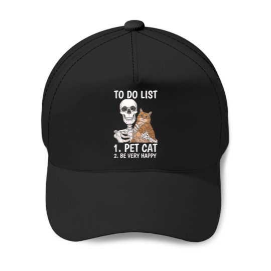 Discover To Do List Pet Cat Kitten Lover Kitty Feline Pro Baseball Caps