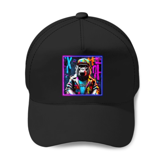 Discover Graffiti Style Baby Gorilla (1) T-Shirt Baseball Caps