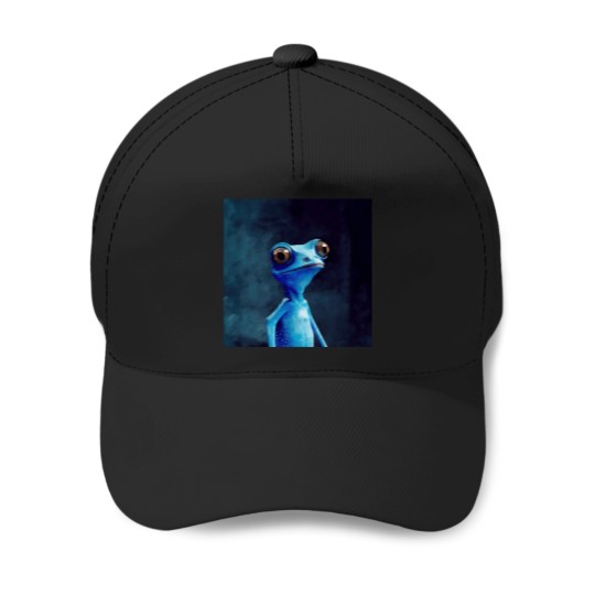 Discover Blue Geckos Standing Tall Classic Baseball Caps