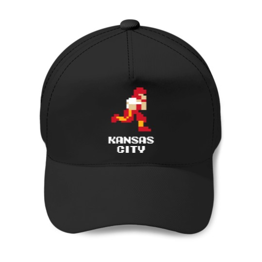Discover footballs Kansass City 8 bits Classic Baseball Caps