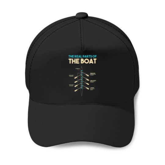 Discover Funny The Real Parts Of The Boat Rowers Paddles Rowing Baseball Caps