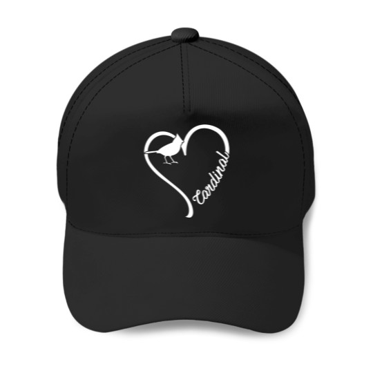 Discover Heart Cardinal Baseball Caps