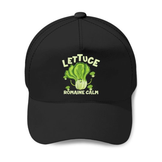 Discover lettuce funny Baseball Caps