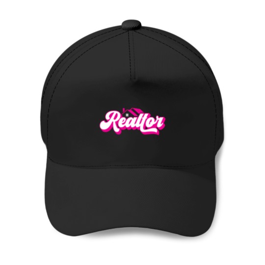 Discover Real Estate Agent Women's Pink Realtor Baseball Caps