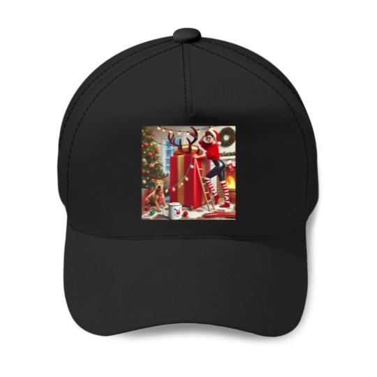 Discover Christmas spirit Baseball Caps