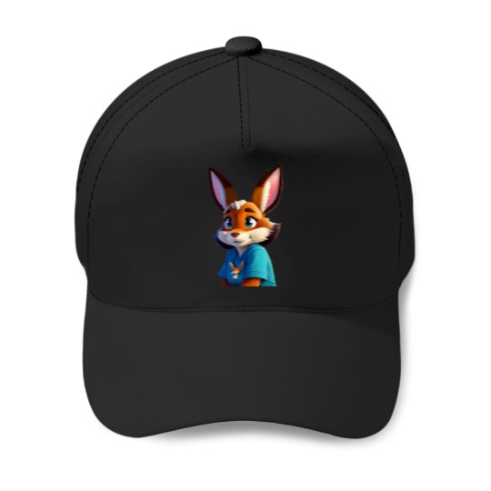 Discover Eeveeish Anthro Girl In Blue Tee Baseball Caps