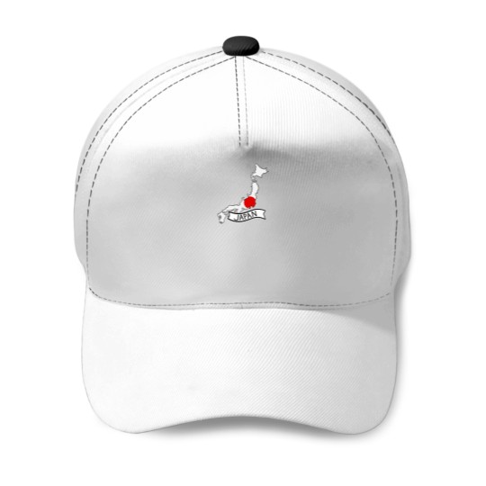 Discover Japan flags Map Baseball Caps