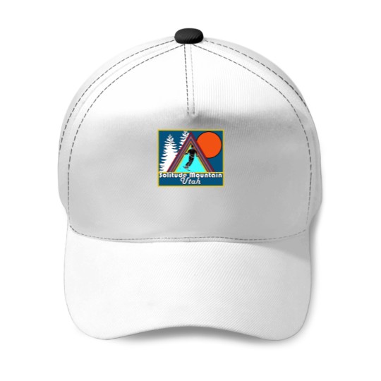 Discover Solitude mountains Utah skis vacation snow board -3 Baseball Caps