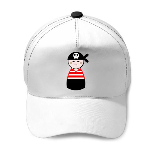 Discover Bert and Gert's Red Pirate Baseball Caps