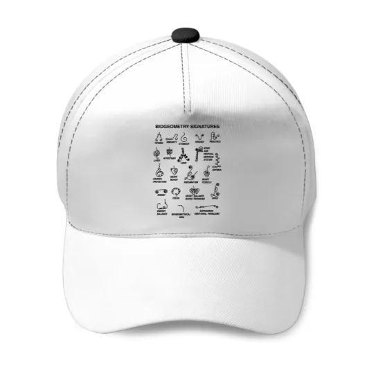 Discover BioGeometry symbols  |  Biogeometry Signature | BioGeometry shapes Baseball Caps