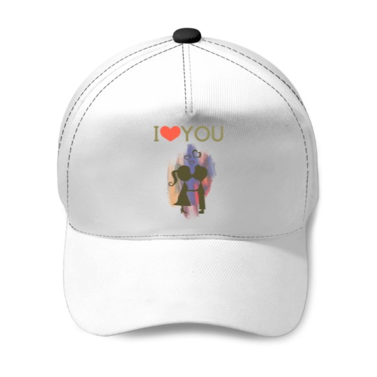 Discover I loves My Hot Girlfriend Baseball Caps