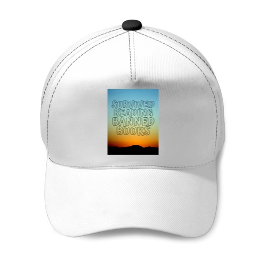 Discover Survived Reading banneds Books 3 Baseball Caps