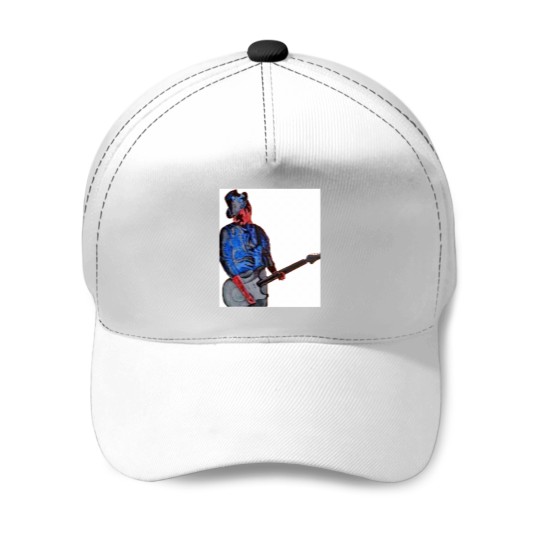 Discover Guitar man Premium Scoop Baseball Caps
