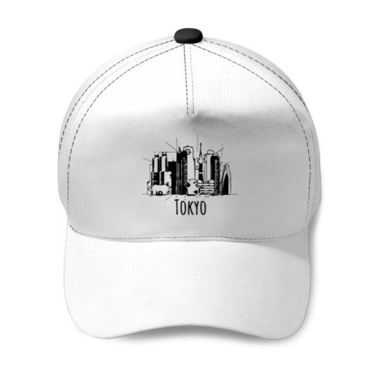 Discover Tokyo city skyline Cool Japan souvenir Baseball Caps