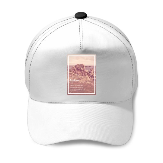 Discover Explore meaning  Long Baseball Caps