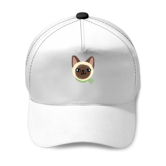 Discover Siamese cat faces Baseball Caps