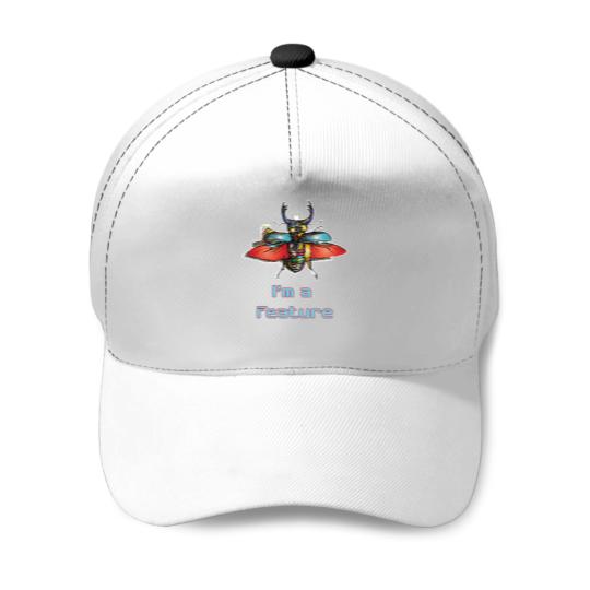 Discover I'm a Feature' Colored - Retro  for T-shirts - mugs - phone cases and other accessories Baseball Caps