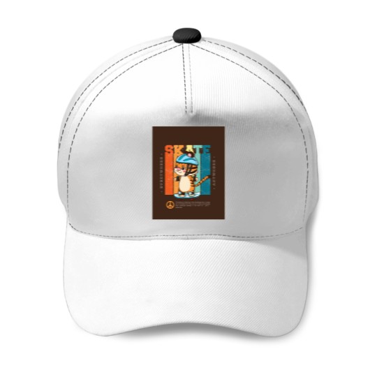 Discover the cat mochi Baseball Caps