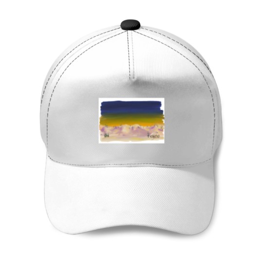 Discover Snowy mountainss at Twilight Baseball Caps