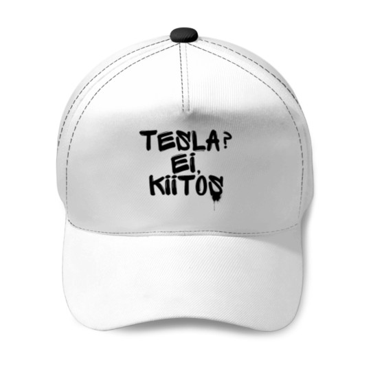 Discover teslas No - thank's - Blacks (Finnish) Baseball Caps