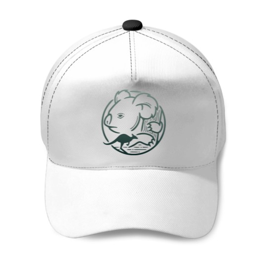Discover Koala - Kangaroo - Australia Baseball Caps