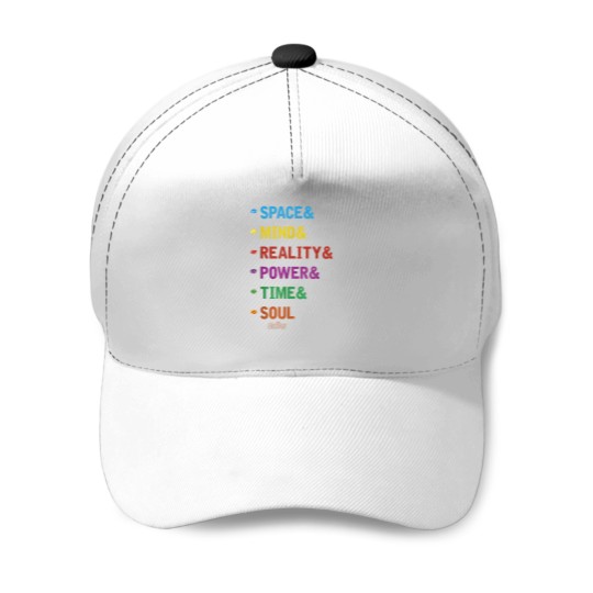 Discover Infinity wars Stones rainbows Text Baseball Caps