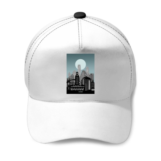 Discover austin skyline Baseball Caps