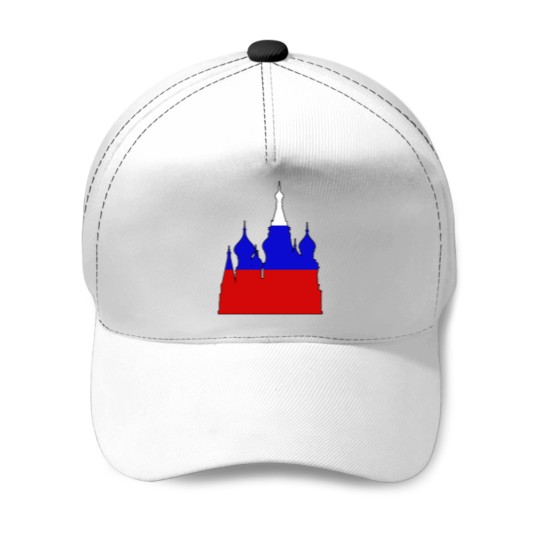 Discover Russiass - Saint Basil's Cathedral (Flag) _010 Baseball Caps