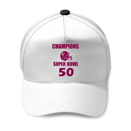 Discover supers bowls 50 champions Baseball Caps