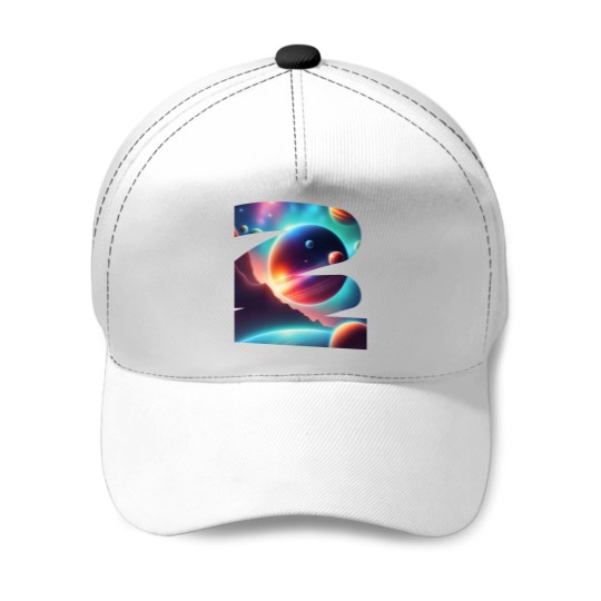 Discover Planets color in spaces Art Print - Galactic Dreams Radiant Planets in the Cosmos Baseball Caps