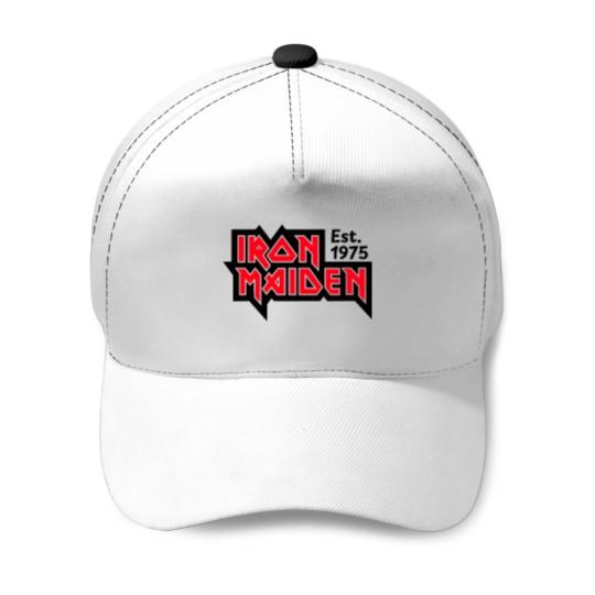 Discover Iron Mάiden Hardrock Metal Est 1975 Baseball Caps