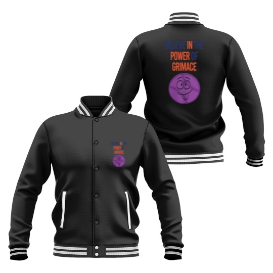 Discover Grimace Mets Baseball Jackets up to 5xl | NY Mets Humorous Gift, New York Baseball Winning Streak Fan Lucky Charm McD's Grimace, Orange and blue, Truth