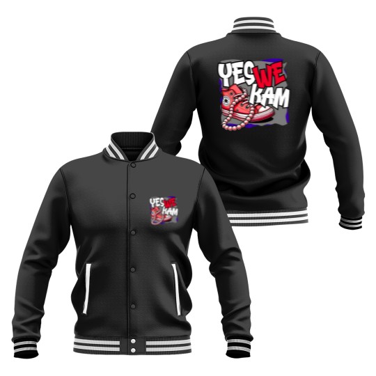Discover Kamala Harris , Yes We Kam, red white and blue, Baseball Jackets