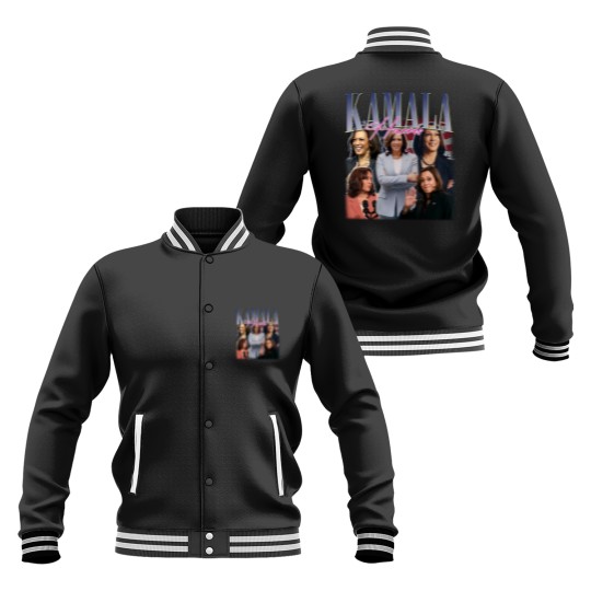 Discover KAMALA HARRIS Baseball Jackets | Kamala Harris Homage Baseball Jackets