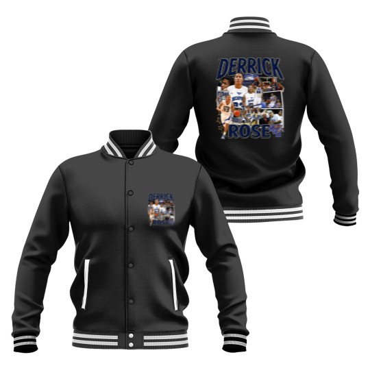 Discover Derrick Rose Baseball Jackets - Derrick Rose - Retro American Basketball Baseball Jackets