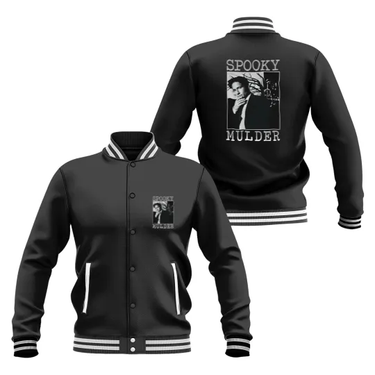 Discover The X Files Spooky Mulder Baseball Jackets, The X Files Baseball Jackets