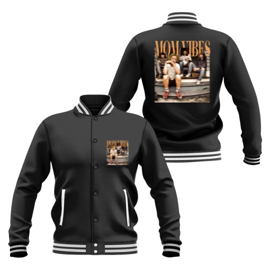 Discover Mom Vibes Thug Life  Baseball Jackets, Vintage 90s Mom Vibes Baseball Jackets, 90s Mom Vibes Baseball Jackets