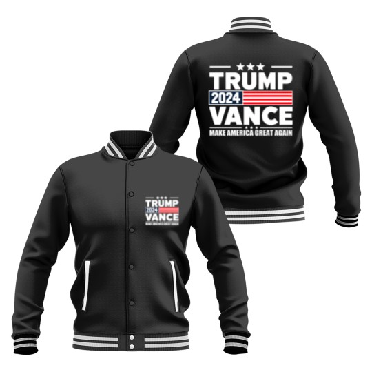 Discover Trump Vance 2024 Merchandise - Trump Vance - Baseball Jackets