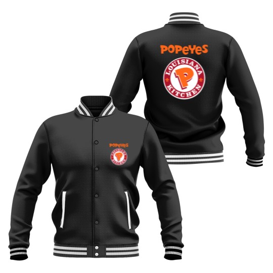 Discover Popeyes Louisiana Kitchen classic logos Baseball Jackets