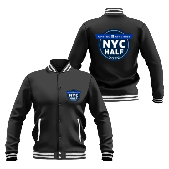Discover New York Half Marathon Baseball Jackets