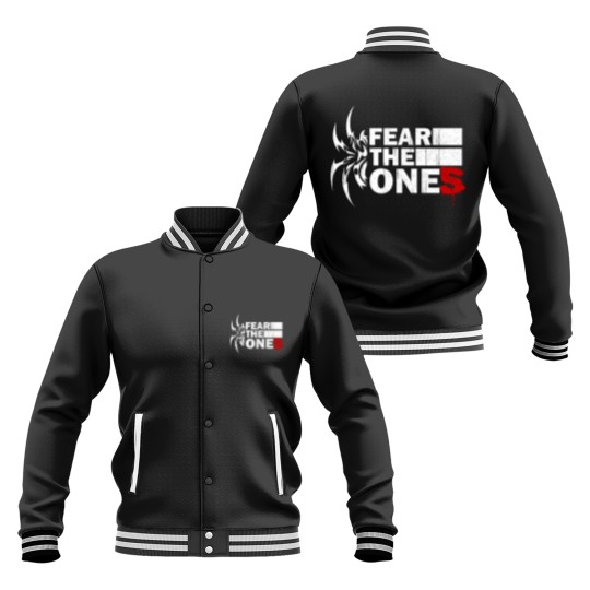 Discover White Graffiti Poster Fear The Ones Tribal Spider Tatoo Logo Baseball Jackets