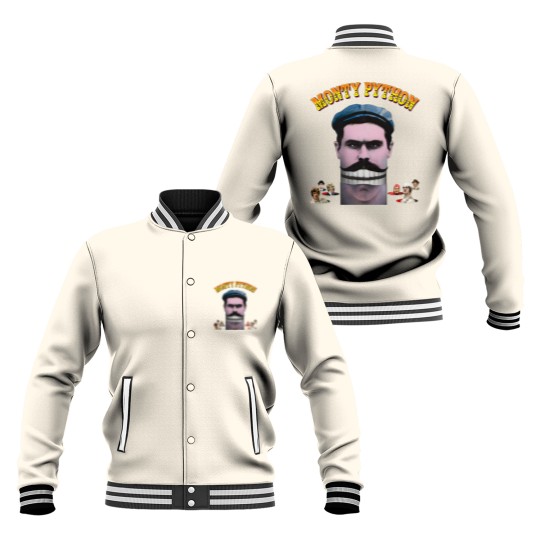 Discover Vintage Baseball Jackets Monty Python's Flying Circus V1 NATURAL