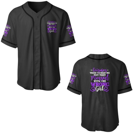 Discover Epilepsy Awareness Epilepsia Seizure Disorder Epileptic Baseball Jerseys