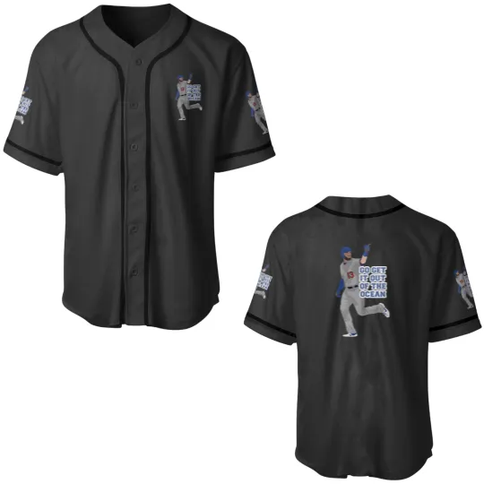 Discover Max Muncy Go Get It Out of The Ocean Baseball Jerseys