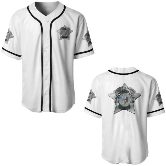 Discover Chicago Pollice badge - Chicago Police - Baseball Jerseys