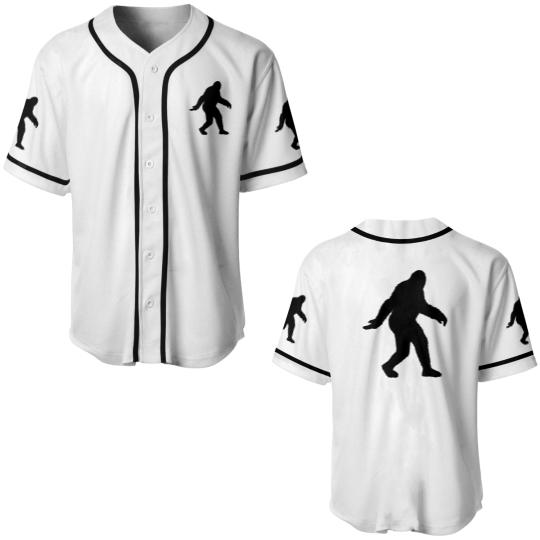 Discover Sasquatch - Silhouette - Baseball Jerseys