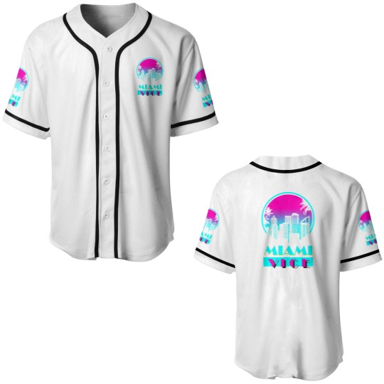 Discover MIAMI VICE Beach Baseball Jerseys